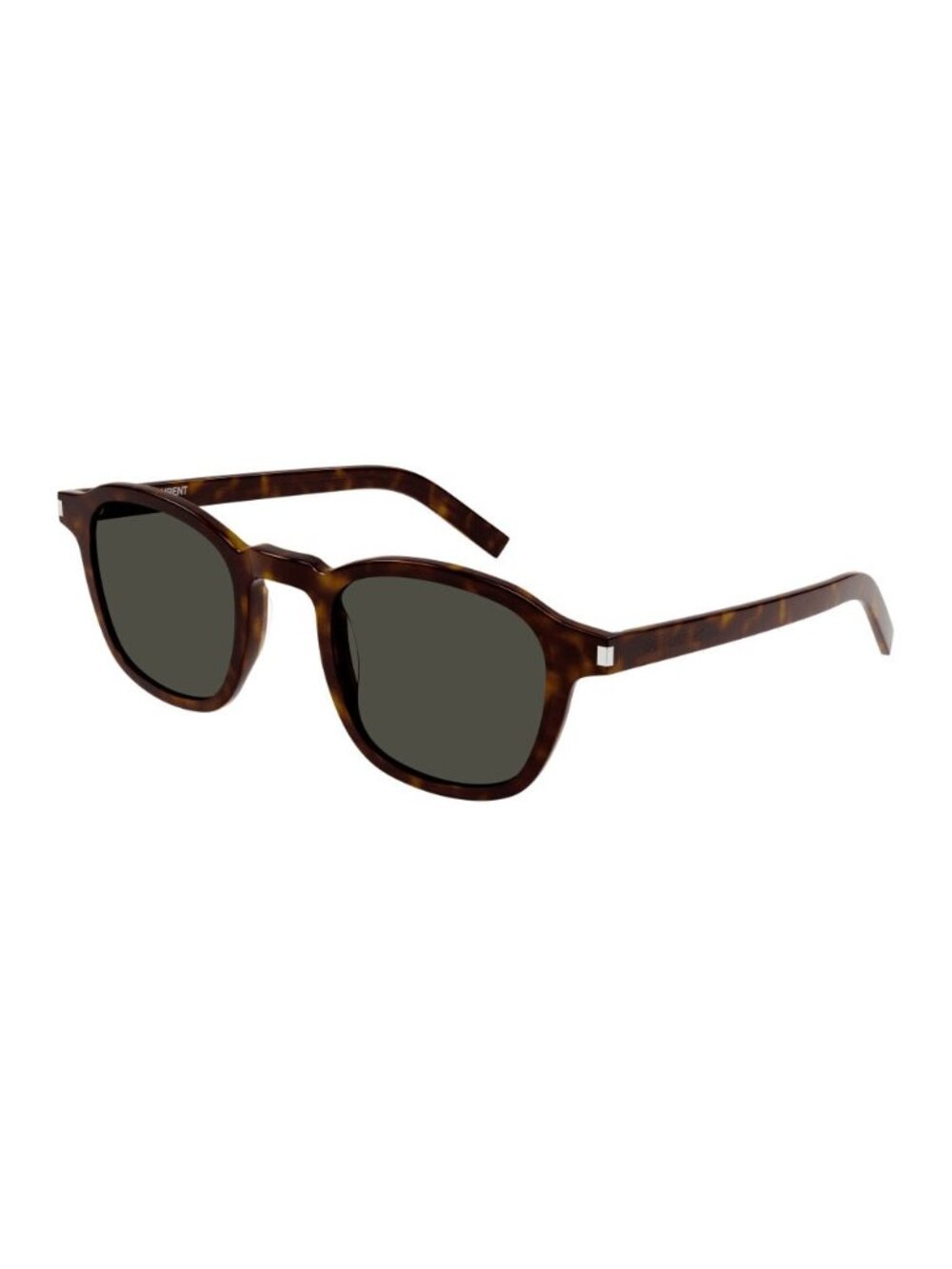 New Saint Laurent Men's Sunglasses Havana Round Grey Lens Acetate Frame SL 549